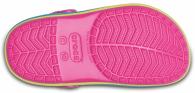 Kids Crocband Rainbow Band Clog Paradise Pink