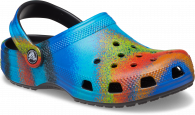 Crocs Classic Spray Dye Clog Kids Black / Multi