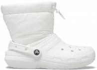 Crocs Classic Lined Neo Puff Boot white / white