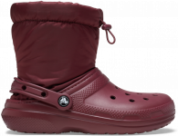 Crocs Classic Lined Neo Puff Boot Garnet