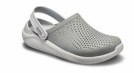 CROCS LiteRide Clog Smoke / Pearl White