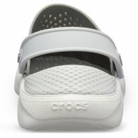CROCS LiteRide Clog Smoke / Pearl White
