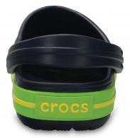 CROCS Crocband Clog Kids Navy / Volt Green