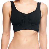 BAMBOO BASIC SEAMLESS BRA NOVA 2-pack black