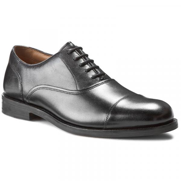 CLARKS Coling Boss Black Leather