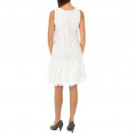 DESIGUAL SLEEVELESS DRESS  61V2LD3-1000 white