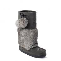 MANITOBAH WP SNOWY OWL MUKLUK SUEDE  60105 CHARCOAL