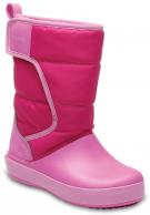 CROCS Kids’ LodgePoint Snow Boot Candy Pink / Party Pink