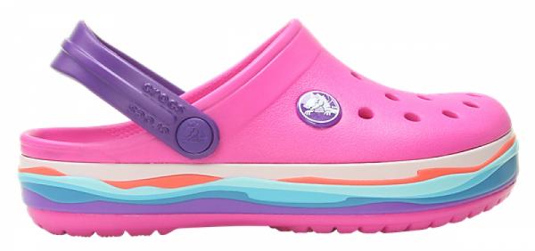 Kids Crocband Wavy Band Clog
