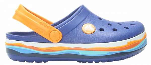 Kids Crocband Wavy Band Clog