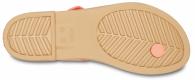 Crocs Tulum Toe Post Sandal grapefruit/tan