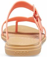 Crocs Tulum Toe Post Sandal grapefruit/tan