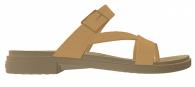 Crocs Tulum Toe Post Sandal dark gold