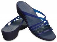 Womens Crocs Isabella Mini Wedge cerulean blue