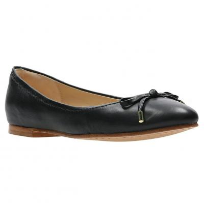 CLARKS Grace Lily Black Leather