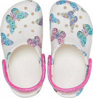 CROCS CLASSIC BUTTERFLY CLOG T white/multi