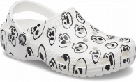 CROCS CLASSIC SKULL PRINT CLOG White / Black
