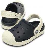 Kids Crocs Bump It Clog  Navy / Oyster