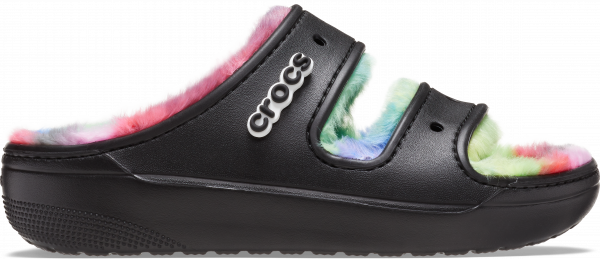 Classic Cozzy Spray Dye Clog Black/Multi