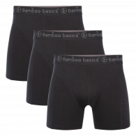 BAMBOO BASIC RICO 3-pack Black
