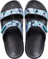 Crocs Classic Tie Dye Graphic Sandal Multi/Black