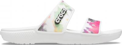 Crocs Classic Tie Dye Graphic Sandal