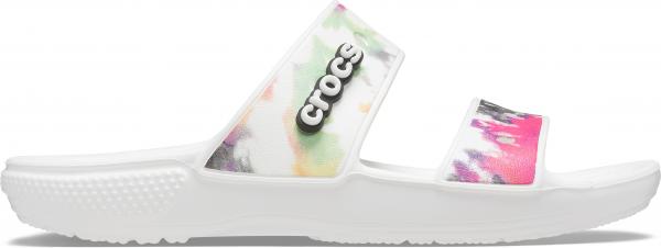 Crocs Classic Tie Dye Graphic Sandal