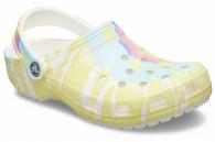 Crocs Classic Tie Dye Graphic Clog white/multi