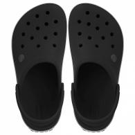 Crocband Platform Clog Black / White