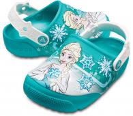 Crocs Fun Lab Frozen Lights Clog Kids Tropical Teal