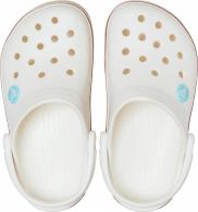  Crocs Crocband Rainbow Glitter Clog Kids White