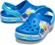 Crocs Crocband Flower Print Clog K bright cobalt