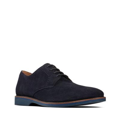 CLARKS Atticus Lace Navy Nubuck