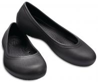 Womens Crocs At Work Flat Black