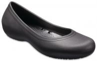 Womens Crocs At Work Flat Black