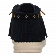 Wendy Mid Fringe Cowgirl Suede Black