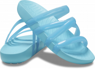 CROCS SPLASH GLOSSY STRAPPY SANDAL W Neptune