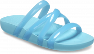 CROCS SPLASH GLOSSY STRAPPY SANDAL W Neptune