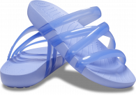 CROCS SPLASH GLOSSY STRAPPY SANDAL W Moon Jelly