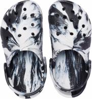 Crocs Classic Marbled Clog Kids White / Black