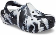 Crocs Classic Marbled Clog Kids White / Black