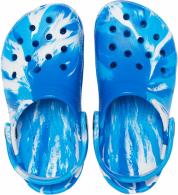 Crocs Classic Marbled Clog Kids cobalt/white