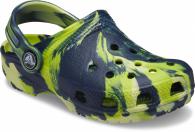 Crocs Classic Marbled Clog Kids Navy / Multi