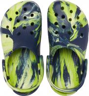 Crocs Classic Marbled Clog Kids Navy / Multi