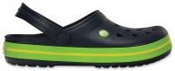CROCS Crocband Navy / Volt Green