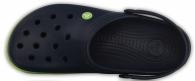 CROCS Crocband Navy / Volt Green