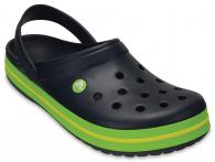 CROCS Crocband Navy / Volt Green