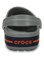 CROCS Crocband Light Grey / Navy