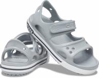 Crocband II Sandal  grey/navy