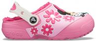 Crocs FL Minnie Mouse Lined Clog Kids  Pink Lemonade